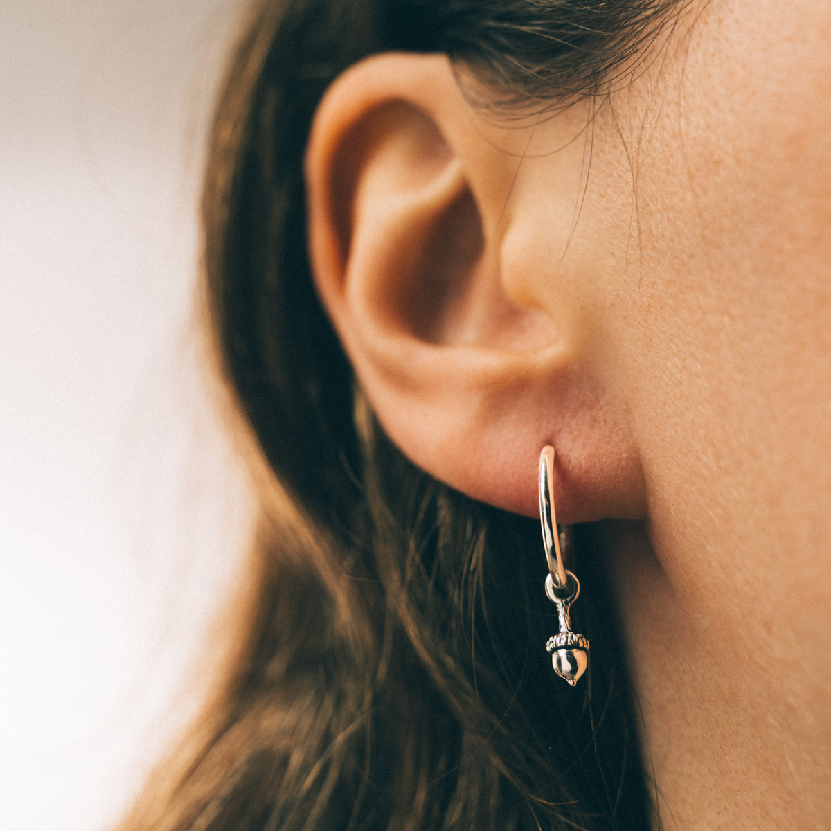 AUTUMNS CHARM - Sterling Silver Hoops