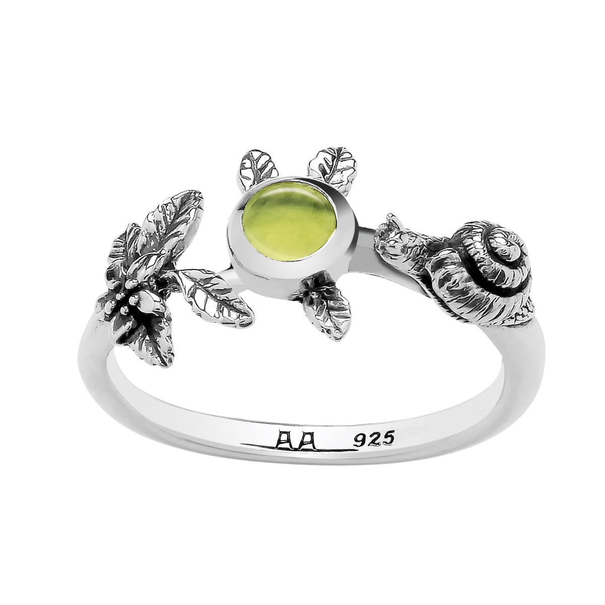 SECRET GARDEN - Peridot & Sterling Silver Ring