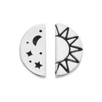 HALF LIGHT - Sterling Silver Studs