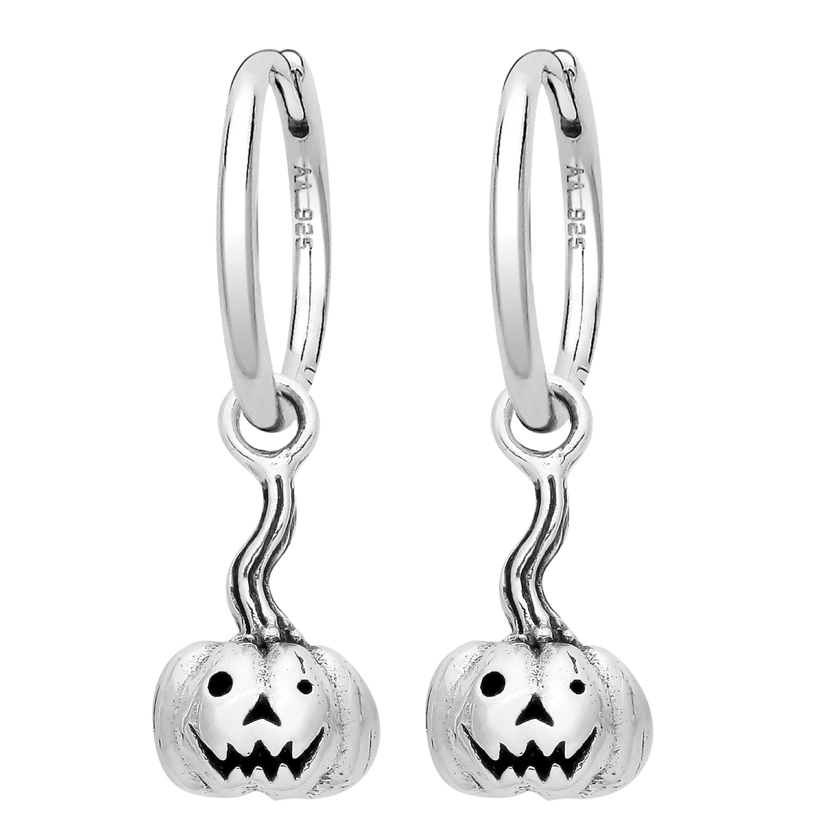 ROLY the PUMPKIN - Sterling Silver Studs