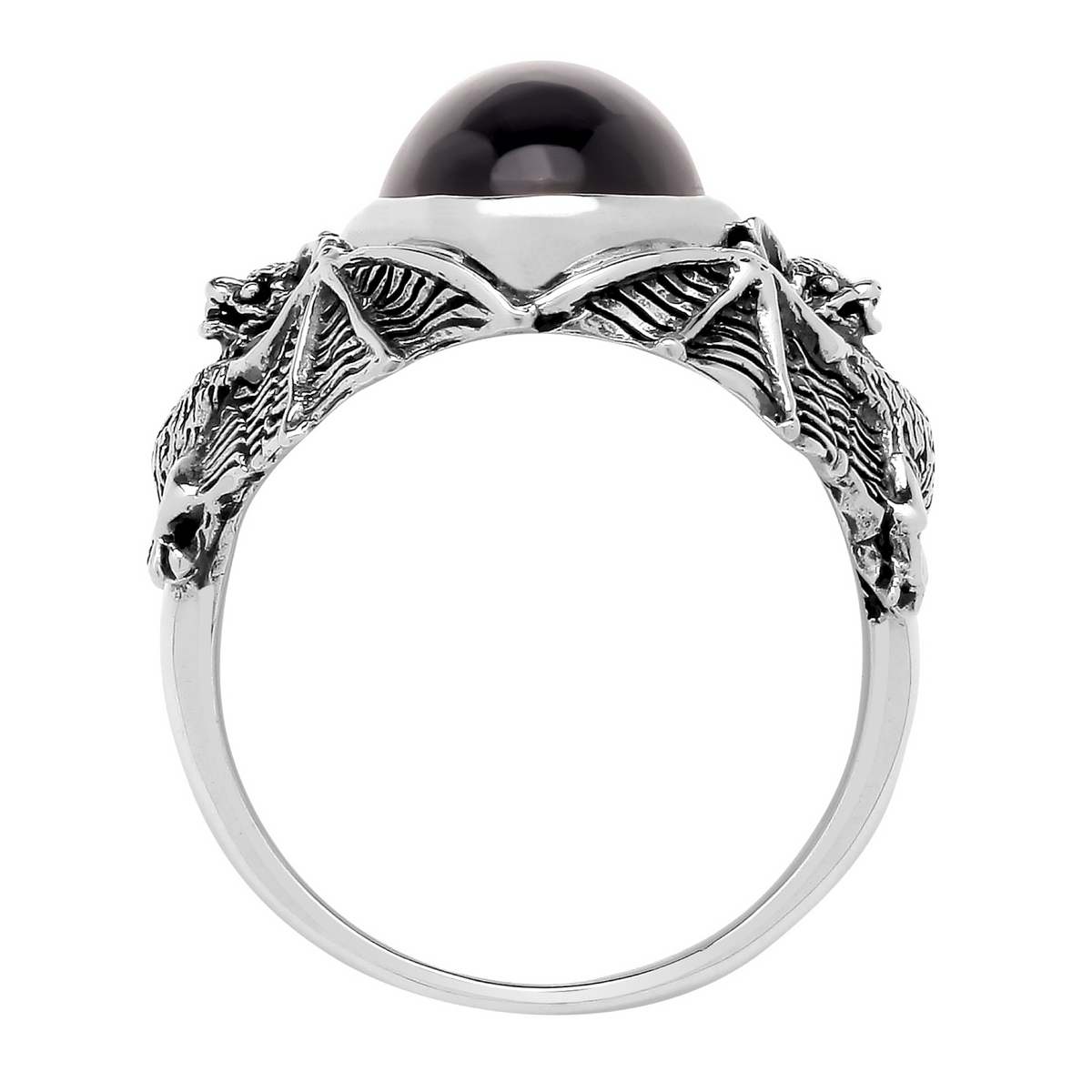 NOCTURNE - Onyx & Sterling Silver Ring