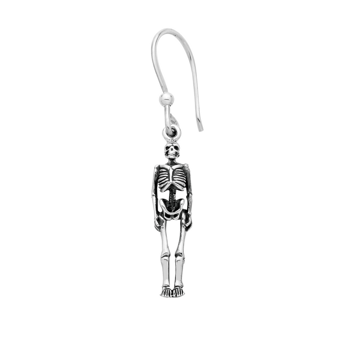 BONES - Sterling Silver Drops SINGLE EARRING