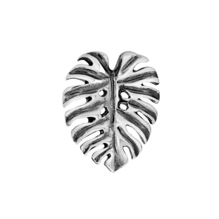 MONSTERA - Sterling Silver Studs SINGLE EARRING