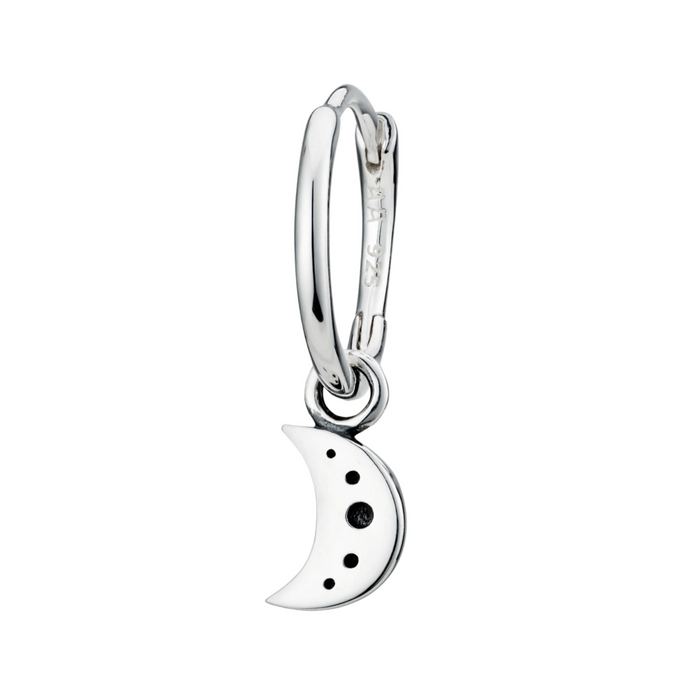 LUNA - Sterling Silver Hoops SINGLE HOOP