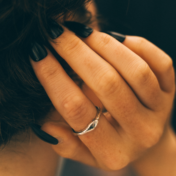 SERPENTINE - Sterling Silver Ring