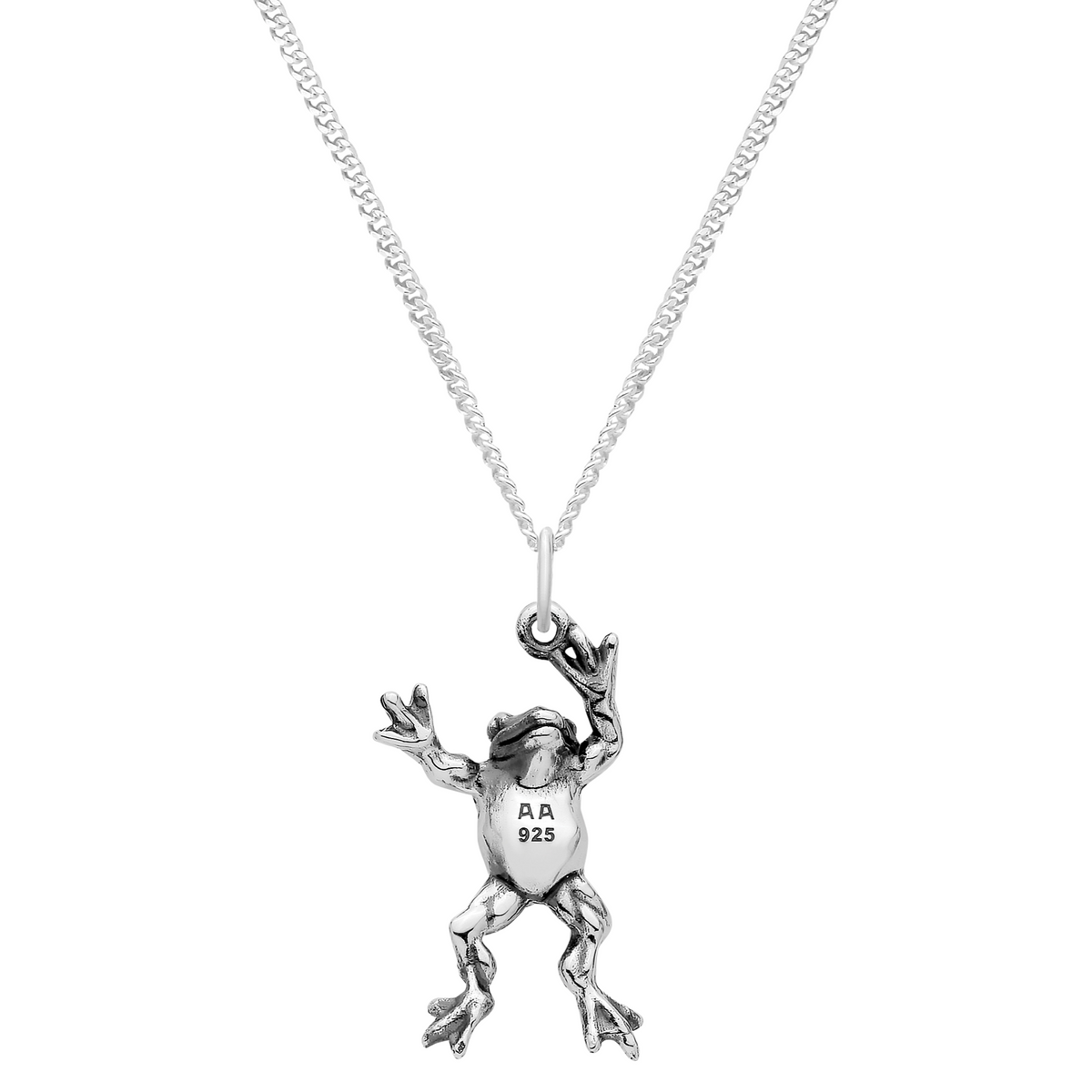 DANCING FROG - Sterling Silver Necklace