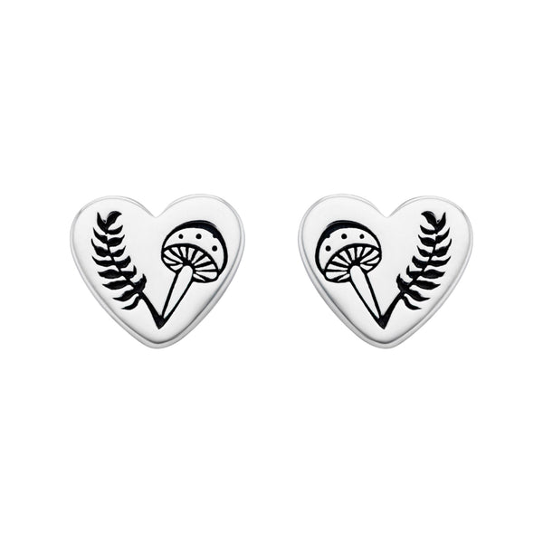 WILD HEART - Sterling Silver Studs