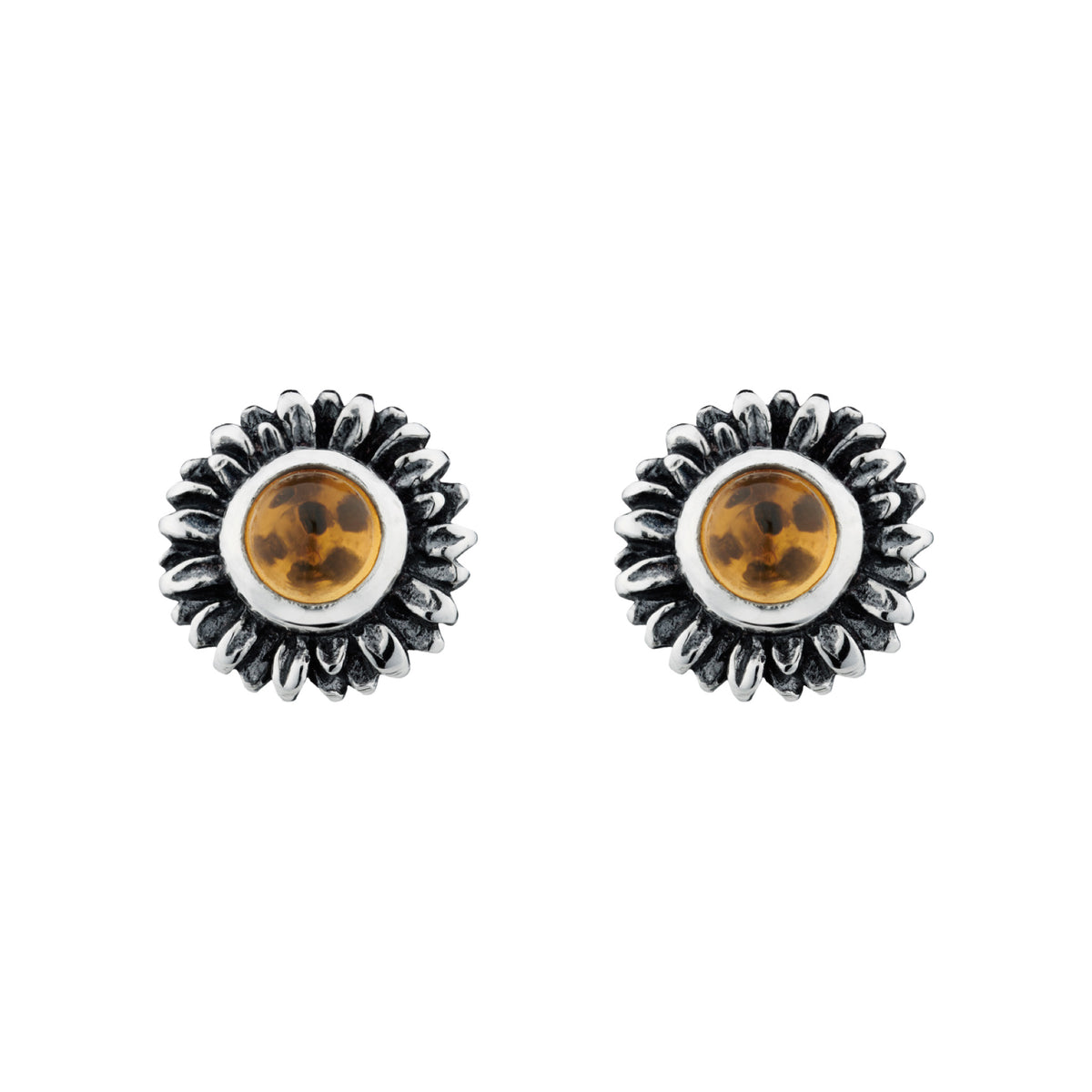 JOY - Citrine & Sterling Silver Studs