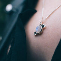 EVERGREEN - Moonstone & Sterling Silver Necklace