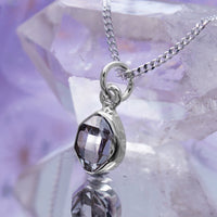 STAR BRIGHT  - Sterling Silver & Herkimer Diamond Necklace