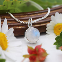 LUNAR - Sterling Silver & Moonstone Necklace