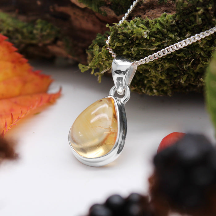 SEPTEMBER SUN - Sterling Silver & Citrine Necklace