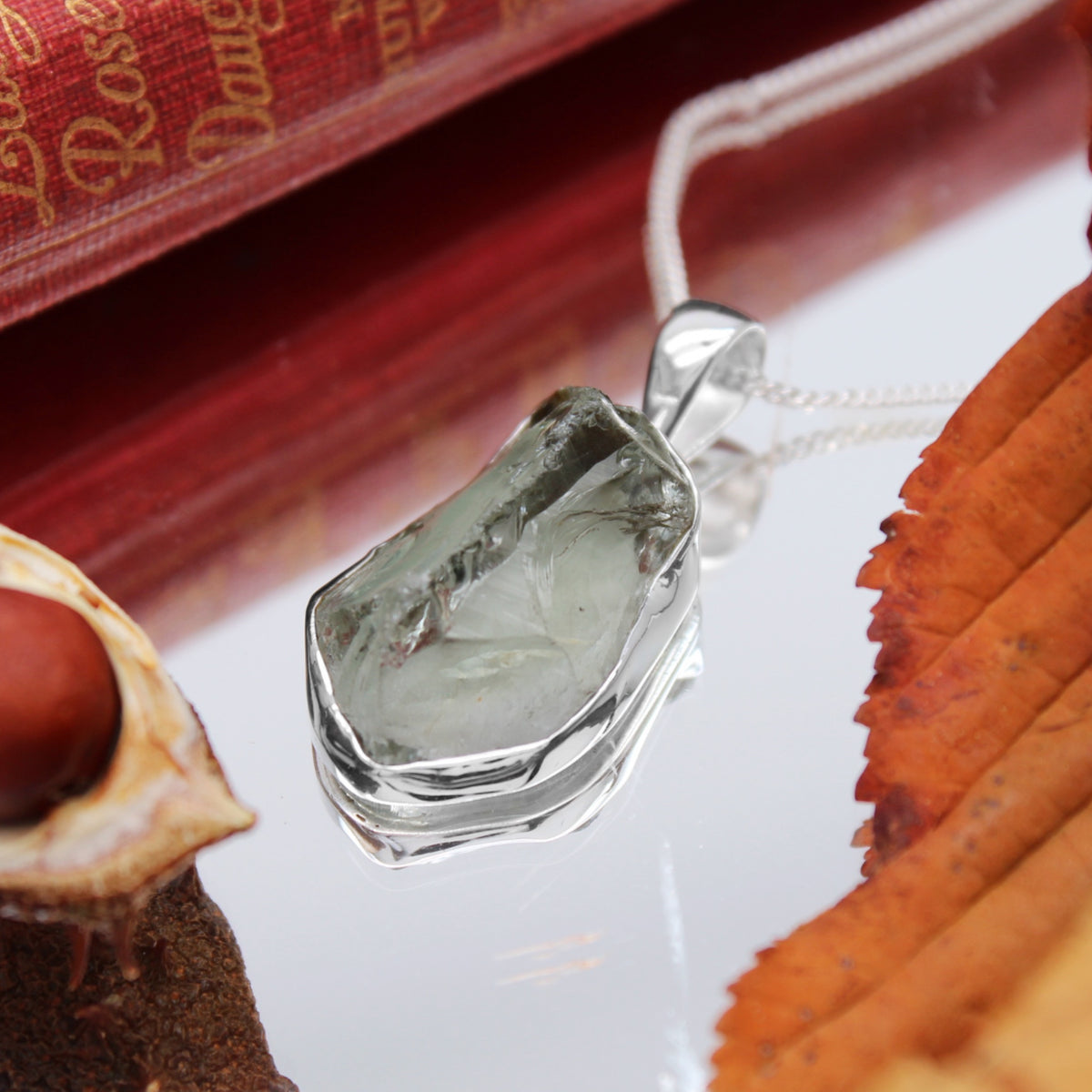 EVERGREEN - Sterling Silver & Green Amethyst Necklace