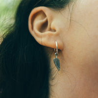 FERN - Sterling Silver Hoops