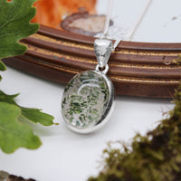 MOSS - Sterling Silver & Lodolite Necklace