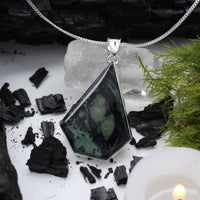 OTHER REALM - Sterling Silver & Kambaba Jasper Necklace