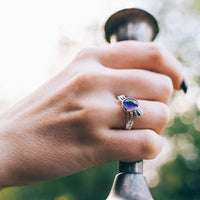 EVERGREEN - Sterling Silver & Amethyst Ring