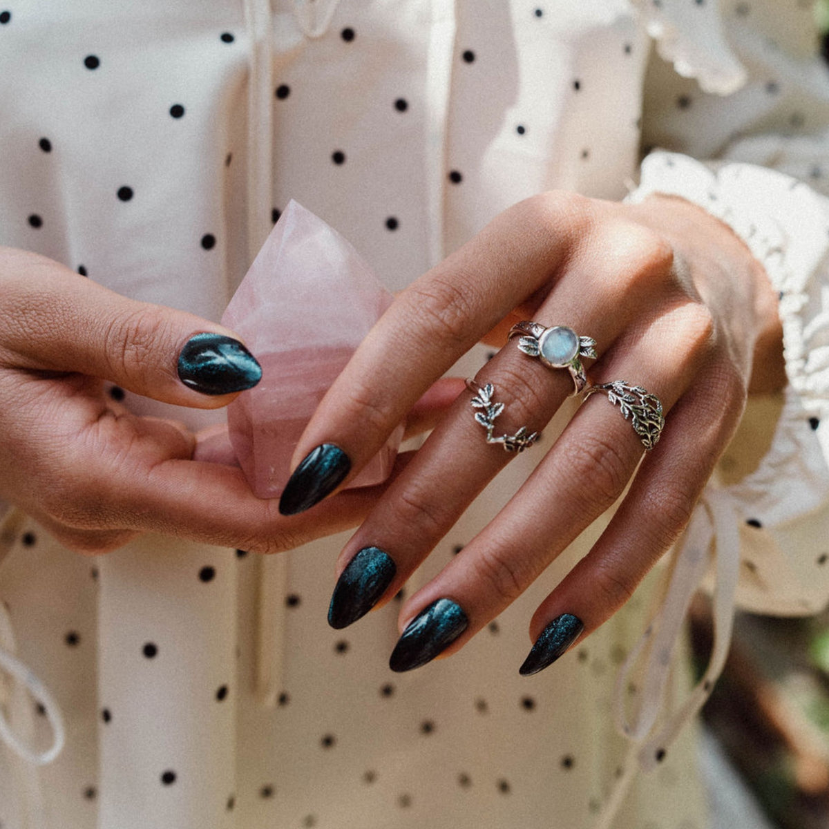 EVERGREEN - Sterling Silver & Moonstone Ring