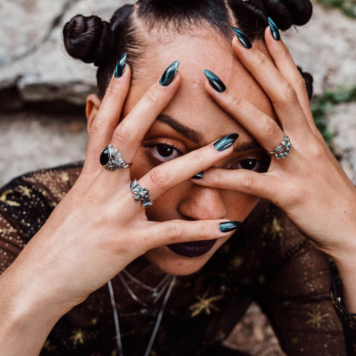 NOCTURNE - Onyx & Sterling Silver Ring