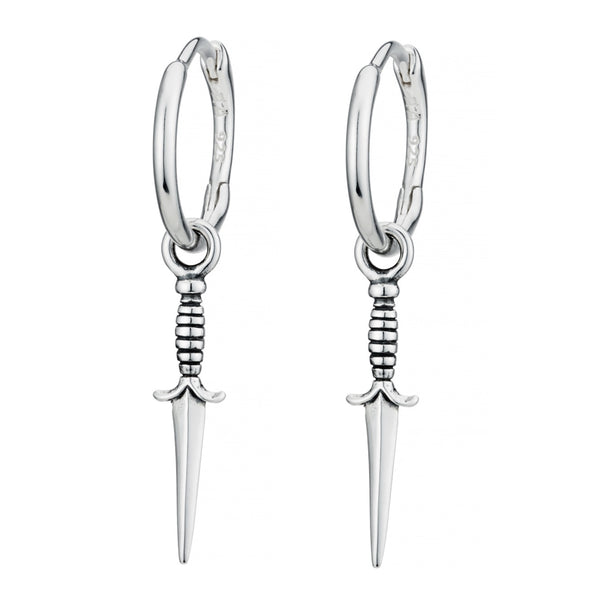 DAGGER - Sterling Silver Hoops