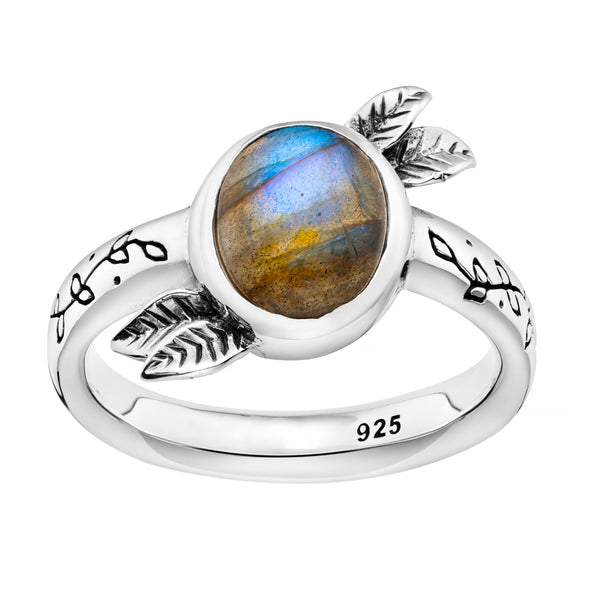 EVERGREEN - Sterling Silver & Labradorite Ring