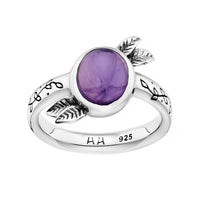 EVERGREEN - Sterling Silver & Amethyst Ring